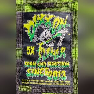 DIXXON Flannel Co. The Slimer Longsleeved Men's 5XL Black Green
